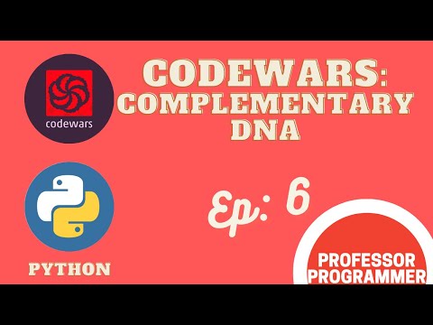 Codewars Complementary Dna In Python Ep6