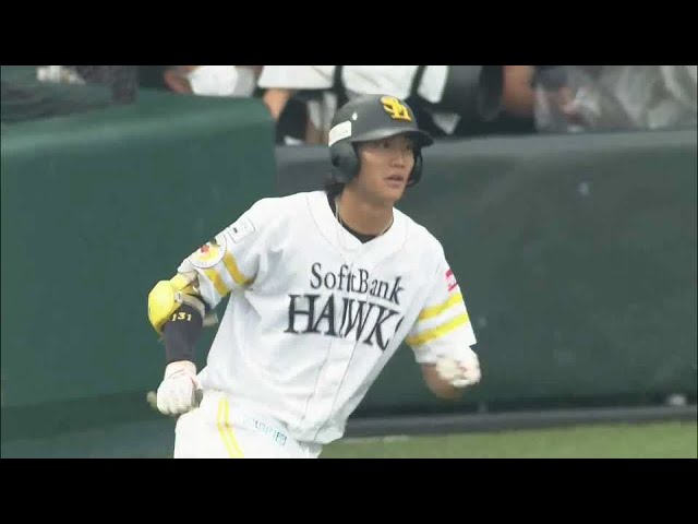 【ファーム】ホークス・舟越秀虎 初ヒットは俊足を生かした内野安打!! 2022年5月26日  福岡ソフトバンクホークス 対 オリックス・バファローズ