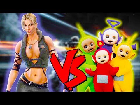 Sonya Blade Vs Teletubbies Apocalypse - Epic Battle - Mortal Kombat Costume Skin Mod