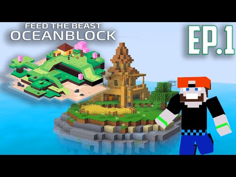 Minecraft FTB OceanBlock-1.16.5-Ocean Survival Ep.1
