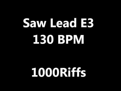 Saw Lead E3 Metronome : 130 BPM - Beats Per Minute