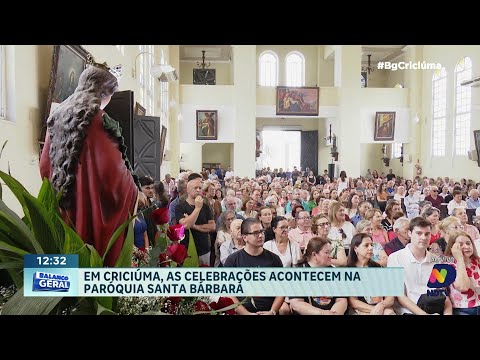 Cidades do Sul vivem feriado de Santa Bárbara com fé e tradição
