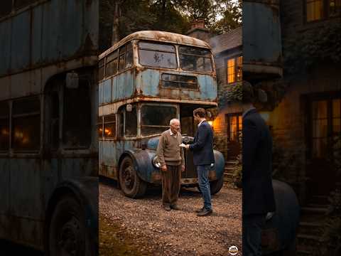 Old Double Decker Bus Transformed into Mini Bar – Dashboard Cleaning & Interior Restoration”