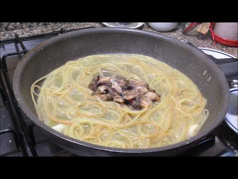 Spaghettini con cozze sgusciate a crudo (videoricetta n° 1052)