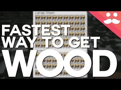 Mumbo Jumbo - What's The Fastest Way to Get Wood in Minecraft?