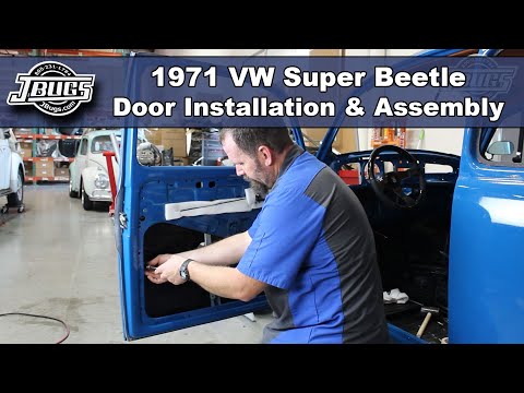 JBugs - 1971 VW Super Beetle - Door Installation & Assembly