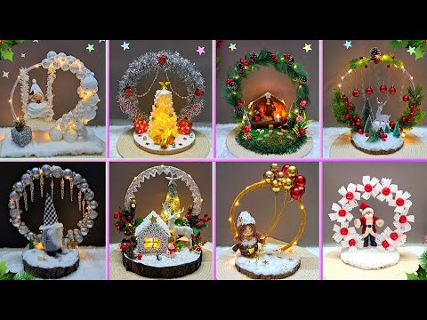8 New Easy Christmas Centerpiece ideas from simple materials | DIY Christmas craft idea 21☃️