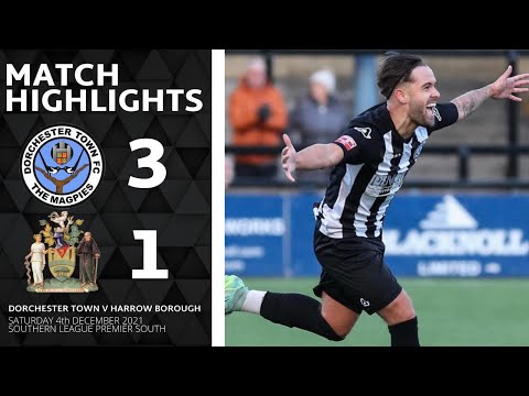 Dorchester Town 3-1 Harrow Borough | Goals | 04/12/21