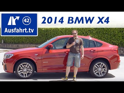 2014 BMW X4 xdrive35i (F26) - Test / Review (german) / Driving report of the test drive SUV SAC