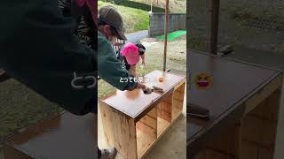 はじめてのペンキ塗り🎨 #築古物件 #diy初心者 #初挑戦  #子どものいる暮らし