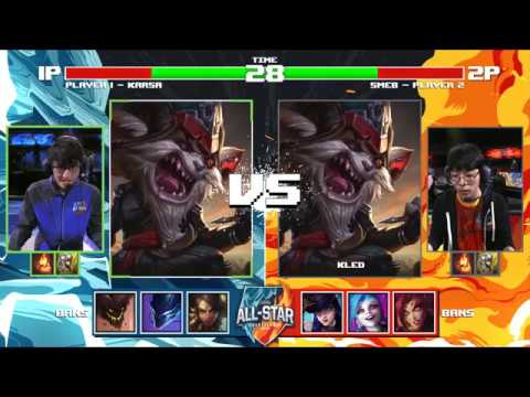 Smeb vs Karsa Kled vs Kled  1v1 Tournament All Stars 2016 Korea vs LCS