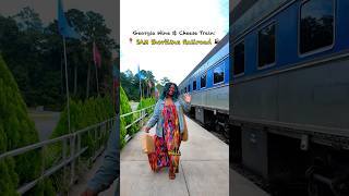 ad | How to ride the SAM Shortline Wine & Cheese Train in Cordele, Georgia #traintravel #traintrip