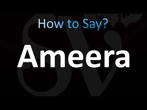 How to Pronounce Ameera (CORRECTLY!)
