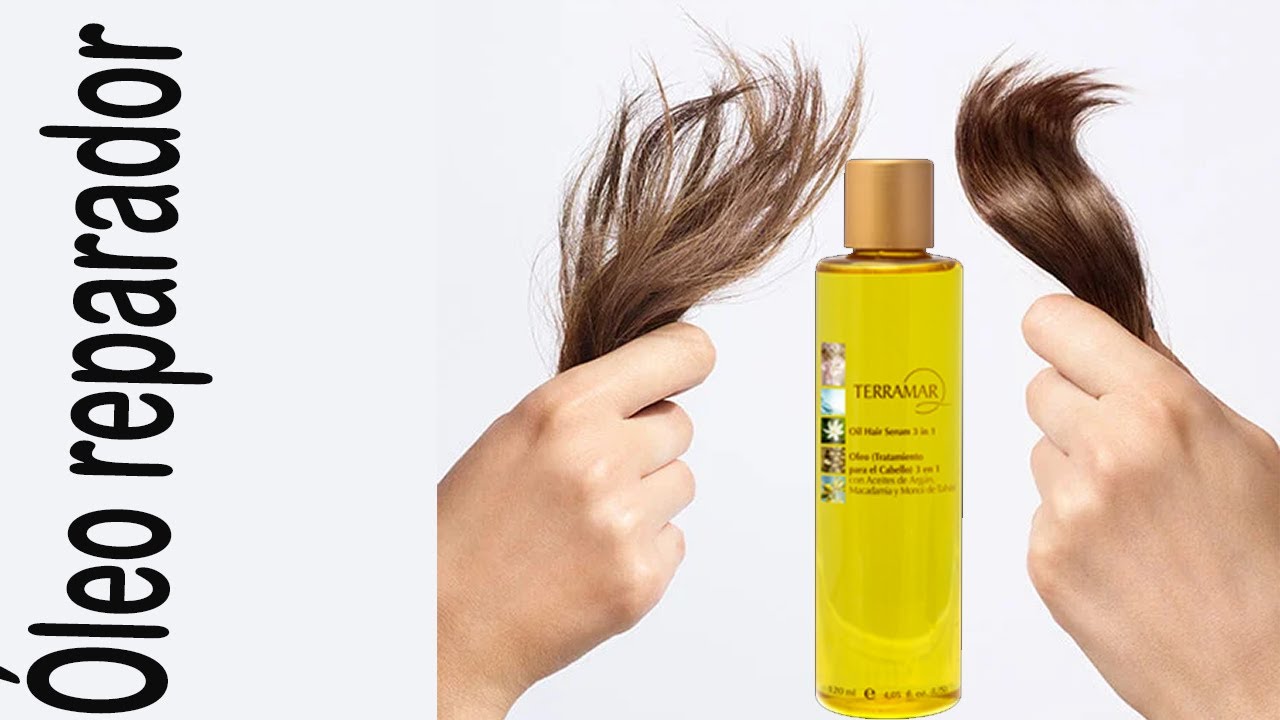 Óleo para cabello maltratado