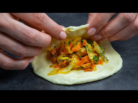 Élesztő nélküli tészta a legpuhább káposztás batyuk készítéséhez!