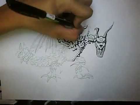 Speed Drawing Boneknapper, How to Train Your Dragon