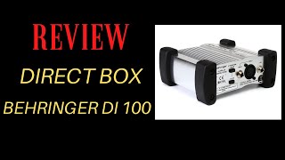Video thumbnail for Review Direct Box ativo Behringer DI 100 by House Mix Áudio para Igrejas