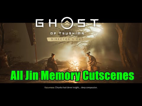 All Jin  Memories  Cutscenes Ghost of Tsushima Directer's Cut : Iki Island