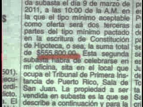 SuperXclusivo 2/15/11 - Ramón Cantero Frau se va a quiebra
