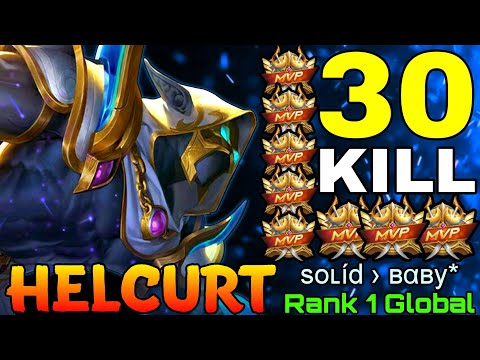 30 Kills Helcurt Real Killing Machine - Top 1 Global Helcurt by soʟíd › вαвy* - Mobile Legends
