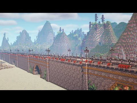 Norra White - Minecraft Building - How I build a railway bridge - MiniaTuria - LittleTiles - Cocricot || mods