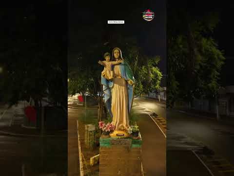 Filmamos o Centro de Oliveira à noite! Aperte o play! #droneminasgerais #oliveiramg #dronevideo