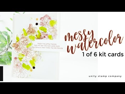 Fast & Easy Dainty Watercolor Card | Whit Kit May 2020