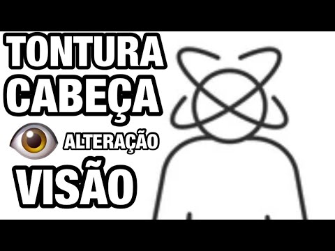 TONTURA ASSOCIADA A PONTOS ESCUROS OU BRILHANTES NA VISÃO