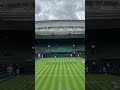 Djokovic & Sinner on Centre Court and it looks AMAZING ? #shorts