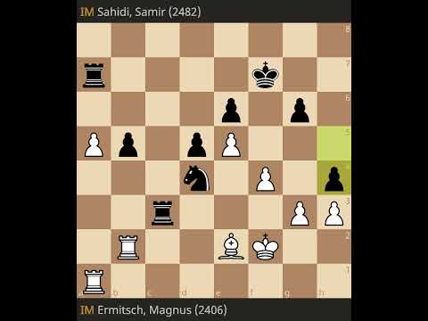 Magnus Ermitsch vs Samir Sahidi • Mitropa Cup 2025   Open • Round 7