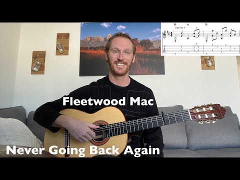 Never Going Back Again by Fleetwood Mac - Acoustic Guitar Lesson + TAB