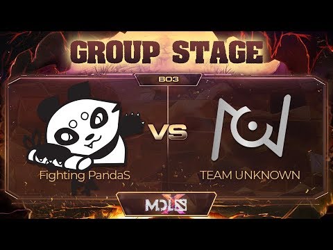 Fighting PandaS vs Unknown Game 1 - MDL Chengdu Major: Group Stage