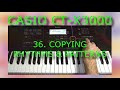 36 Casio CT X3000 COPYING RHYTHMS PATTERNS