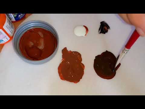 Como fazer vários tons de cores:Marrom, bege,chocolate, rústico