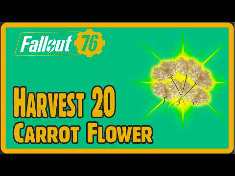Fallout 76 Guide: Harvest 20 Carrot Flowers Fast (Best Locations)