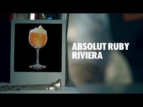 ABSOLUT RUBY RIVIERA DRINK RECIPE - HOW TO MIX