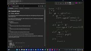 LeetCode 682 Baseball Game