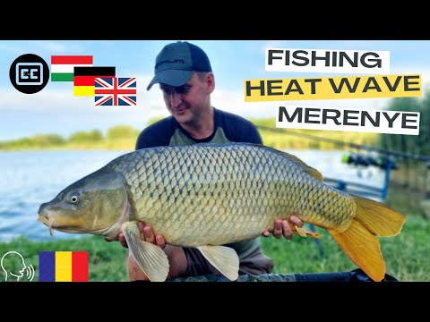 FISHING in 43-Degree HEAT - Merenye Lake, Hungary: Unforgettable Adventure