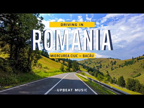 Romania Drive 4K | Miercurea Ciuc → Bacău (DN12A/DN2G) | Upbeat Music, POV