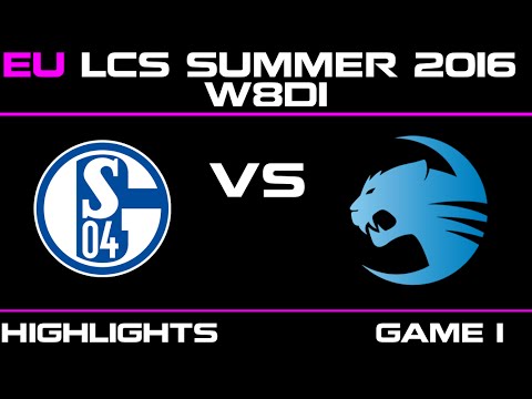 S04 vs ROC Game 1 highlights W8D1 EU LCS 2016 Schalke 04 vs Roccat   ROC vs S04   LCS LOL