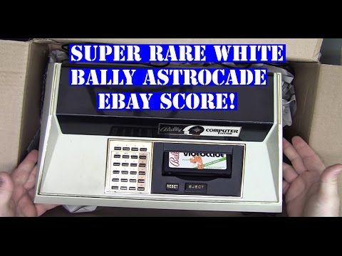RARE white Bally Astrocade Astrovision - tear down thremal camera