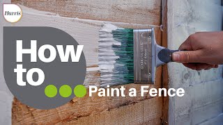 How to paint a fence | Easy guide to maintain & paint wooden fence panels in the UK | Tools used