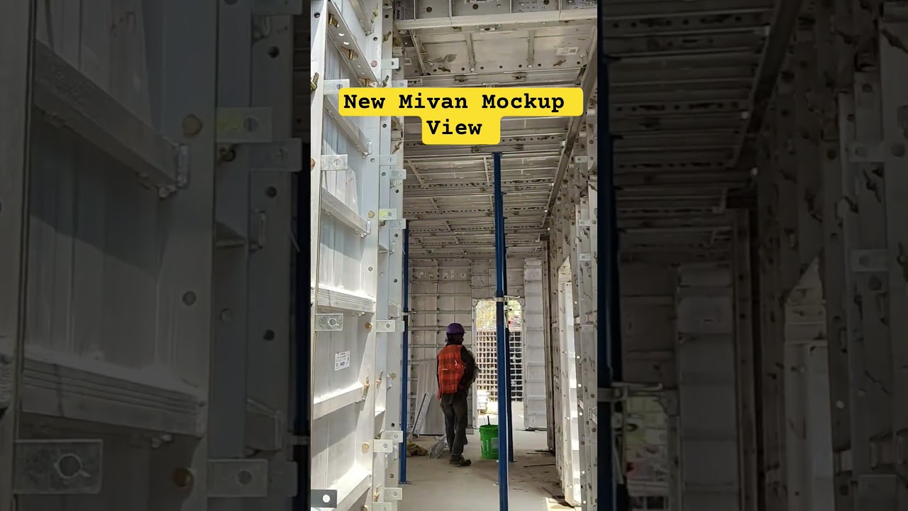 Mivan New Mockup View Formwork System #construction #mivan #formwork