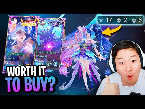 How much are the new Layla The Beacon & Thamuz The Annihilator skins? | MLBB Nexus Sea Skins