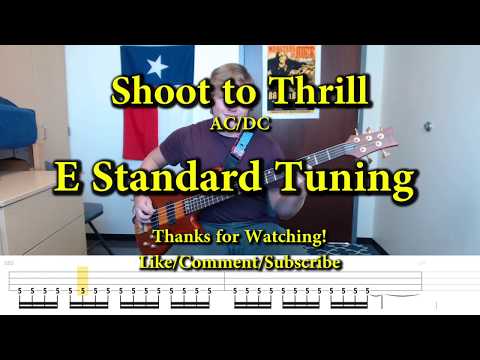 Shoot to Thrill  - AC/DC (Bass Cover with Tabs)