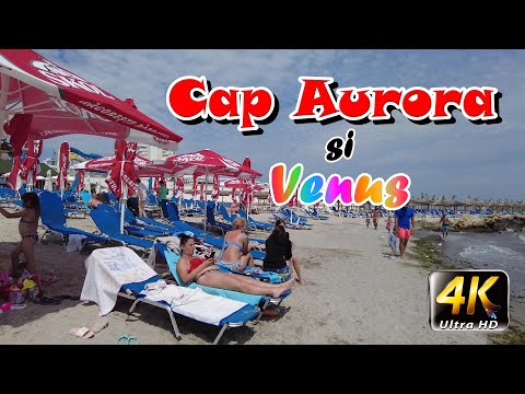 Plaja din Venus si Cap Aurora - The beach at Venus and Cap Aurora, Romania, 4K - travel  calatorie