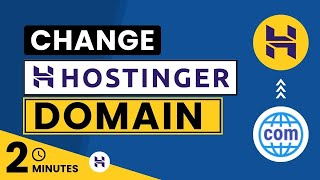 How To Change Hostinger Domain Name 2024 | Hostinger Change Domain Name