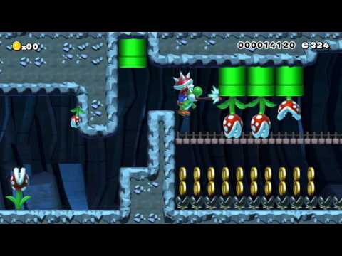 Super Mario Maker Levels: "Piranha Plant Gutter"
