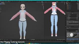 [MMDxBlender] Modelling an Outfit [Speed Model]
