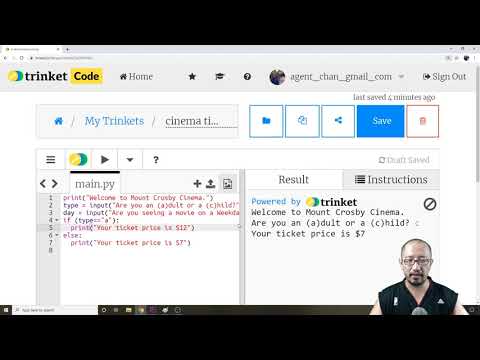 Python Lesson 5 Nested If Statements